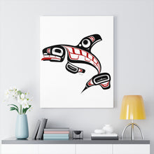 Load image into Gallery viewer, Killer Whale on Canvas 24" x 30"