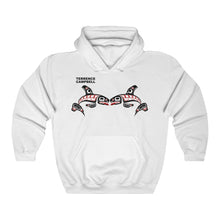 Load image into Gallery viewer, Raven and Killer whale Unisex Heavy Blend™ Hooded Sweatshirt