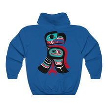 Load image into Gallery viewer, Raven and Killer whale Unisex Heavy Blend™ Hooded Sweatshirt