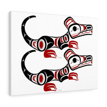 Load image into Gallery viewer, Wolves Canvas 24" x 18"