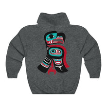 Load image into Gallery viewer, Raven and Killer whale Unisex Heavy Blend™ Hooded Sweatshirt