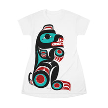 Load image into Gallery viewer, Bear T-Shirt Dress