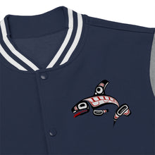 Load image into Gallery viewer, Killer Whale Men's Varsity Jacket