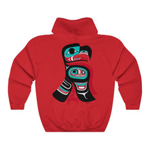 Load image into Gallery viewer, Raven and Killer whale Unisex Heavy Blend™ Hooded Sweatshirt