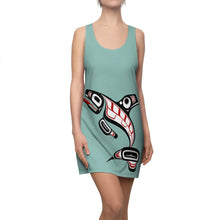 Load image into Gallery viewer, Women's Killer Whale Racerback Dress