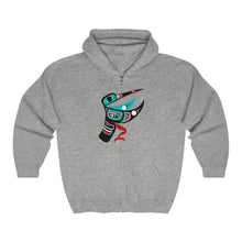 Load image into Gallery viewer, Hummingbird Unisex Heavy Blend Full Zip Hooded Sweatshirt