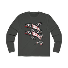 Load image into Gallery viewer, Killer Whale Men&#39;s Long Sleeve Crew Tee

