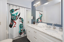 Load image into Gallery viewer, Hummingbird &amp; Raven Shower Curtains

