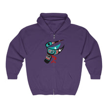 Load image into Gallery viewer, Hummingbird Unisex Heavy Blend Full Zip Hooded Sweatshirt
