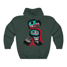 Load image into Gallery viewer, Raven and Killer whale Unisex Heavy Blend™ Hooded Sweatshirt
