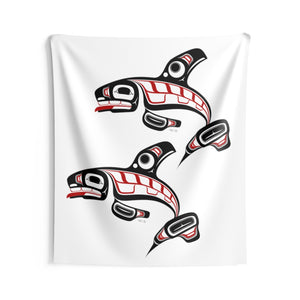 Killer Whale Indoor Wall Tapestry