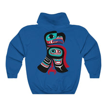 Load image into Gallery viewer, Raven and Killer whale Unisex Heavy Blend™ Hooded Sweatshirt
