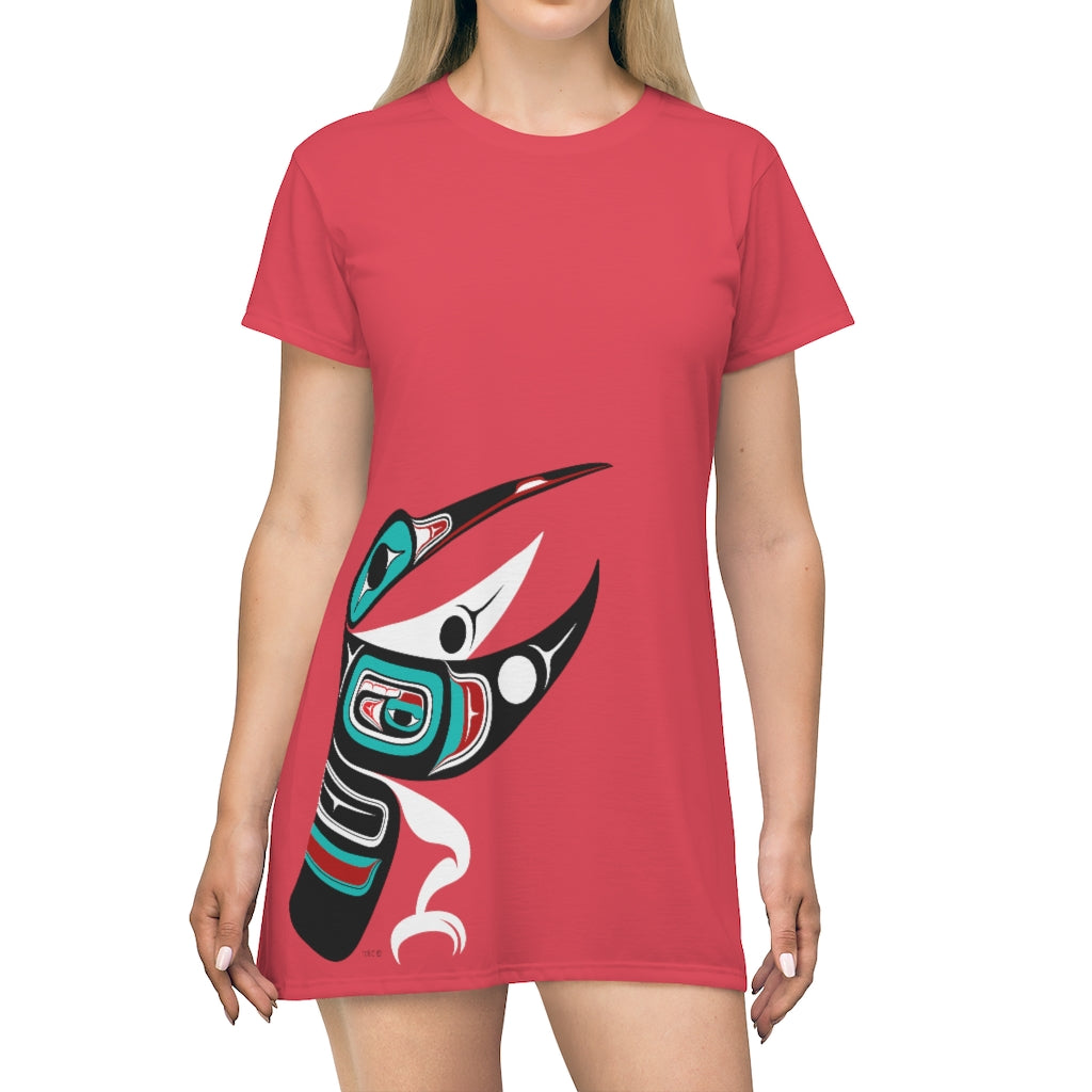 Hummingbird T-Shirt Dress