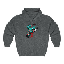 Load image into Gallery viewer, Hummingbird Unisex Heavy Blend Full Zip Hooded Sweatshirt
