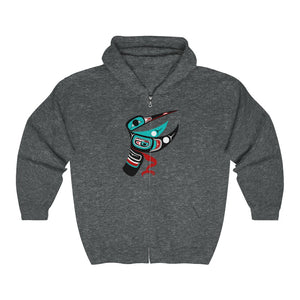 Hummingbird Unisex Heavy Blend Full Zip Hooded Sweatshirt