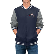 Load image into Gallery viewer, Killer Whale Men&#39;s Varsity Jacket
