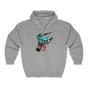 Hummingbird Unisex Heavy Blend Full Zip Hooded Sweatshirt