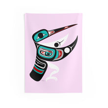 Load image into Gallery viewer, Pink Hummingbird Indoor Wall Tapestry

