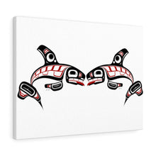 Load image into Gallery viewer, Killer Whales Canvas 24&quot; x 18&quot;
